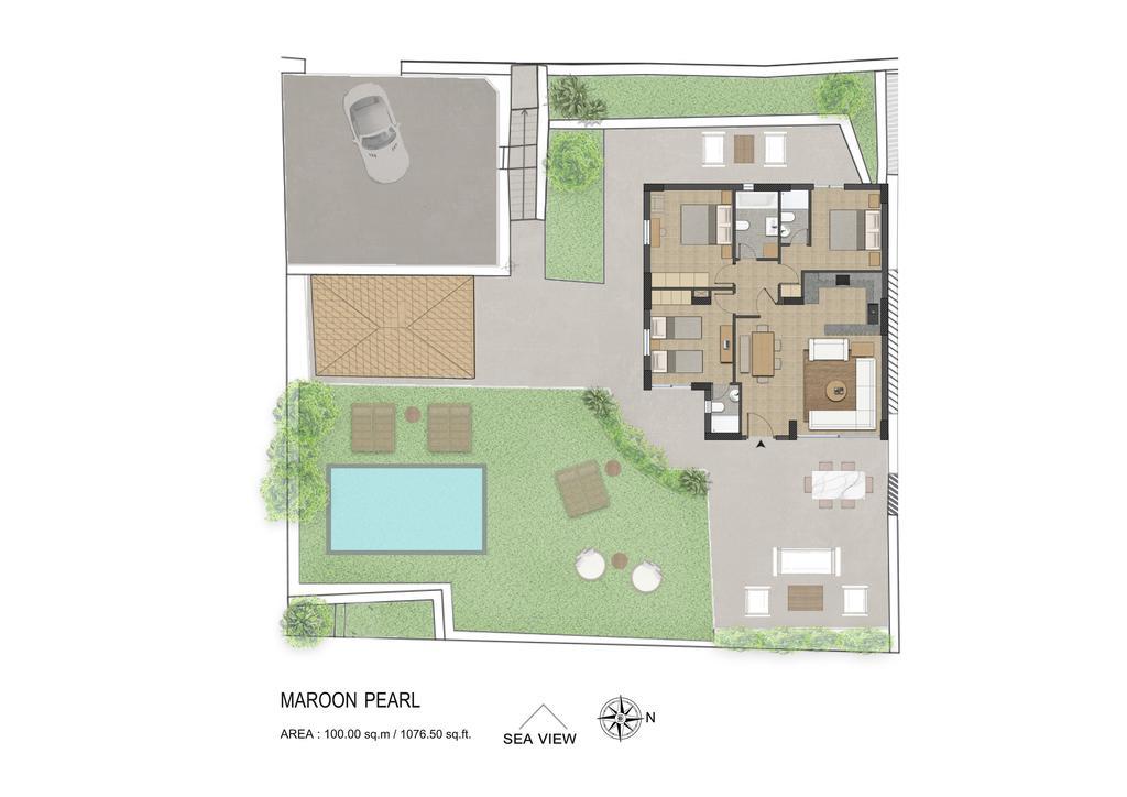 尼基亚娜Pearl Mansions别墅 外观 照片